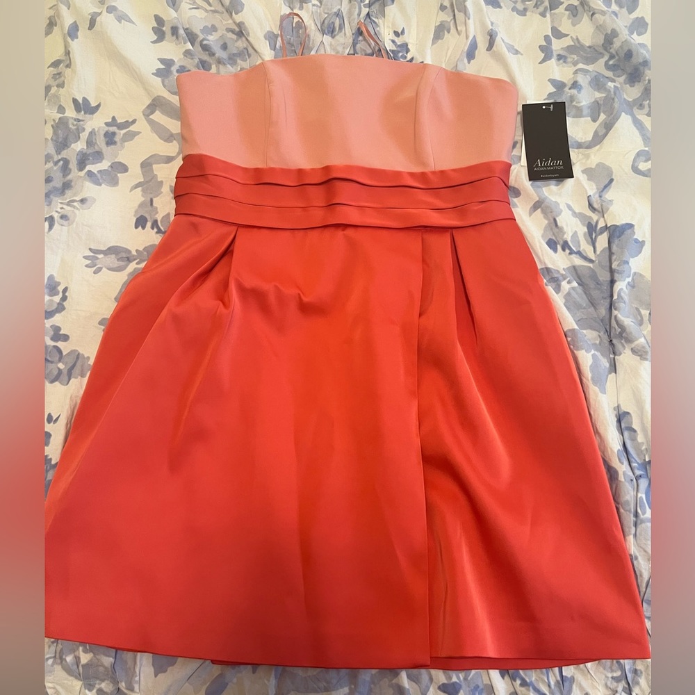 Aidan Mattox Strapless Cocktail dress